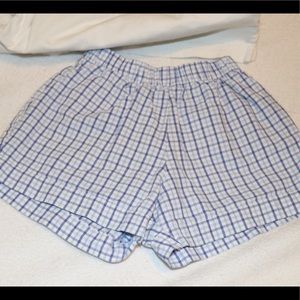 Bella Bliss Blue and white checkered shorts